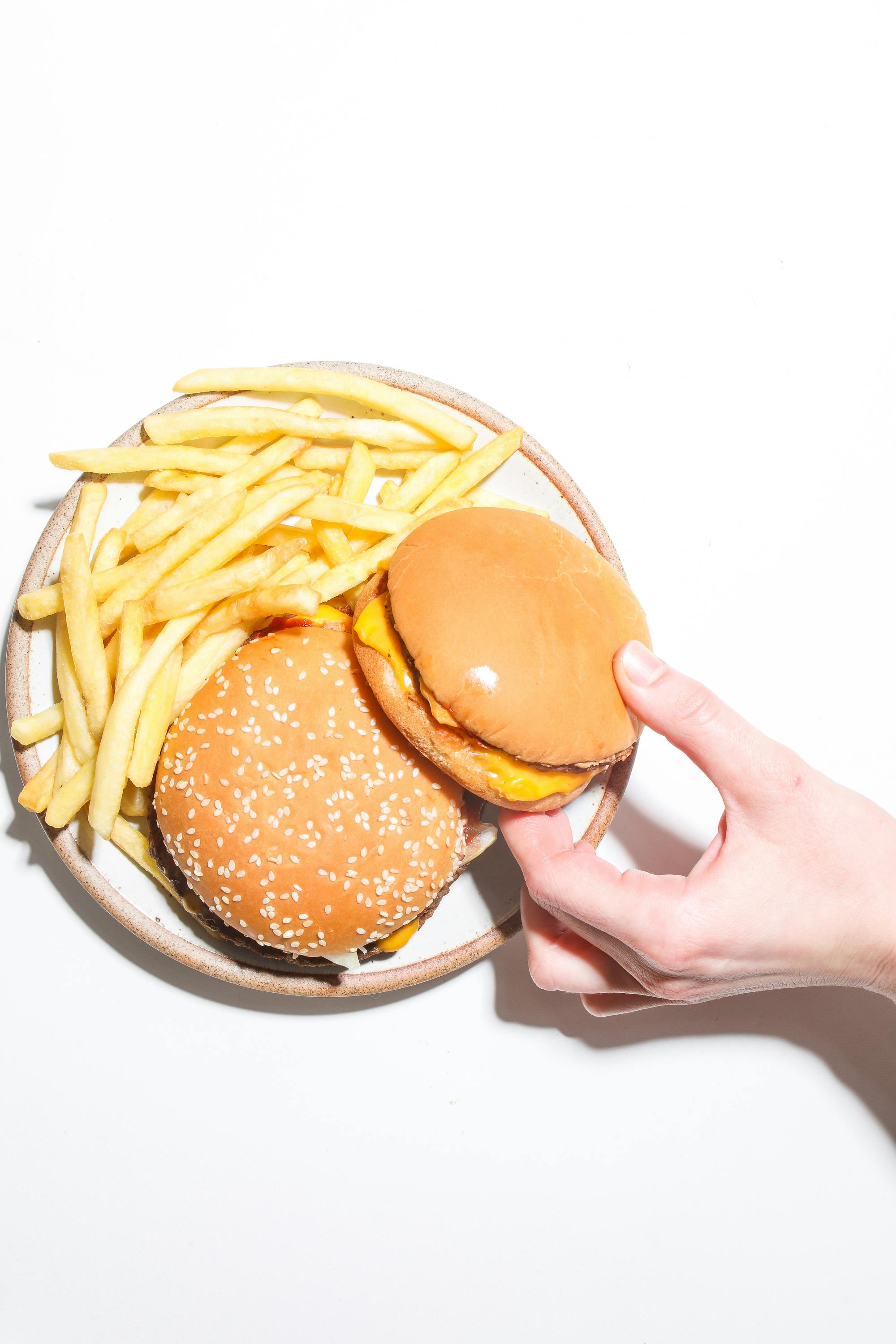 Burger mit Pommes Kalorien